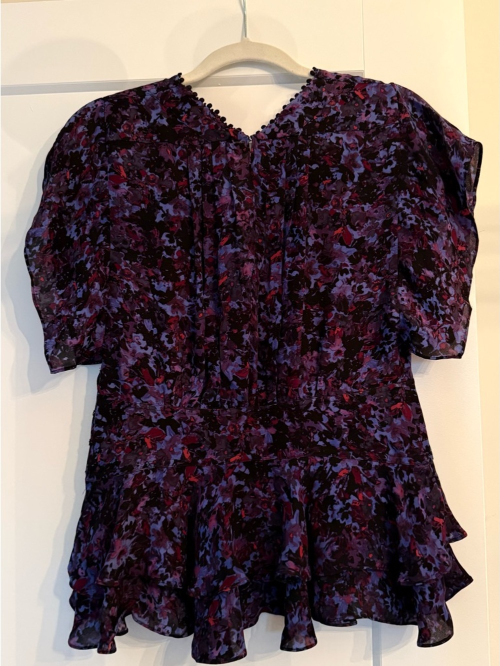 Rebecca Taylor Ruffle Top - Picture 3 of 4